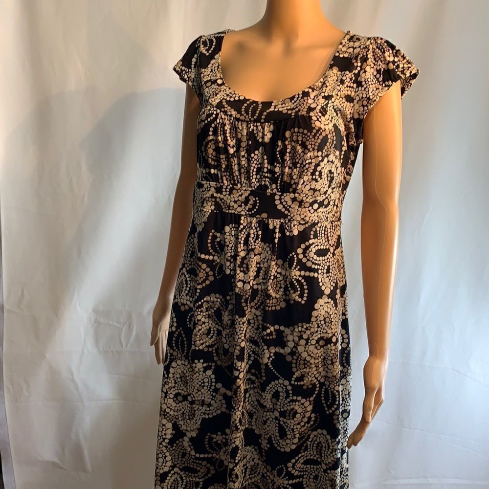 Geoffrey Beene Sport Scoop Neck Dress Short Sleeve Size Medium Polyester Spandex